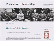 Tablet Screenshot of eisenhowersleadership.com